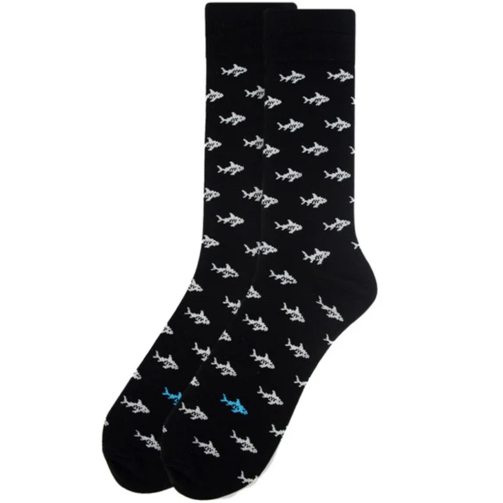 Men’s socks - shark novelty print